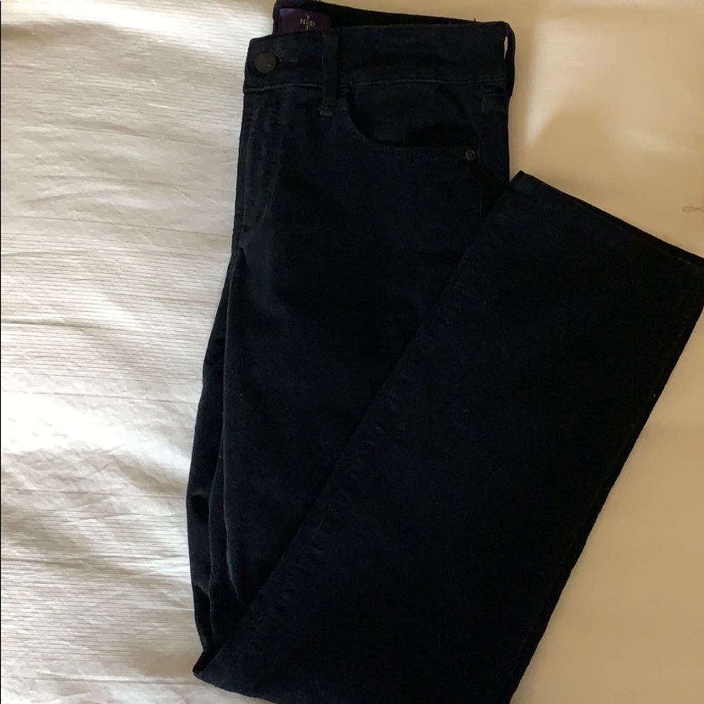 NYDJ Black Courduroys. Size 0Petite.